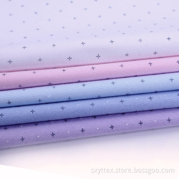 Cotton Polyester Oxford Custom Shirt Fabric Printing